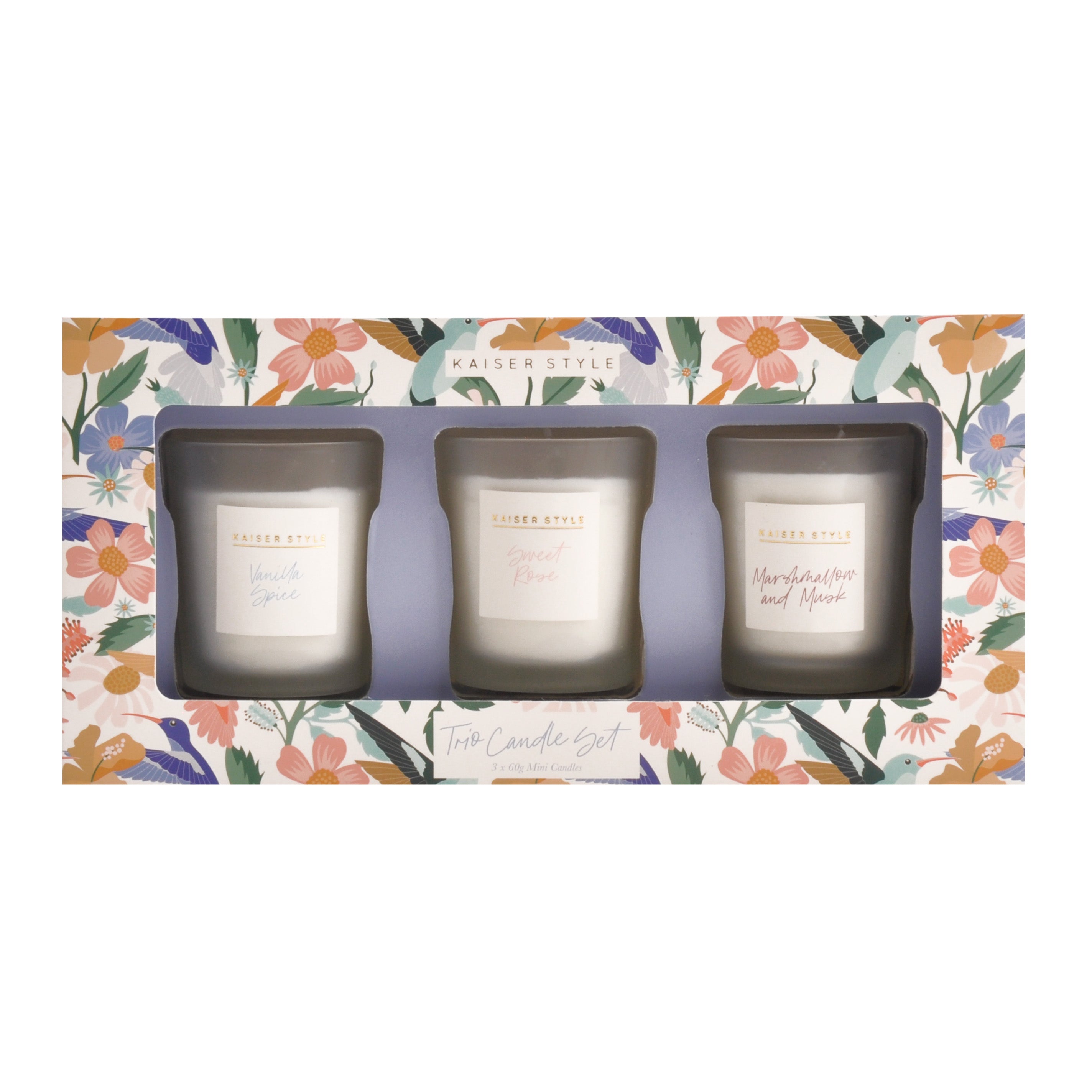 3 Pack Candle Gift Pack - GARDEN LOVE